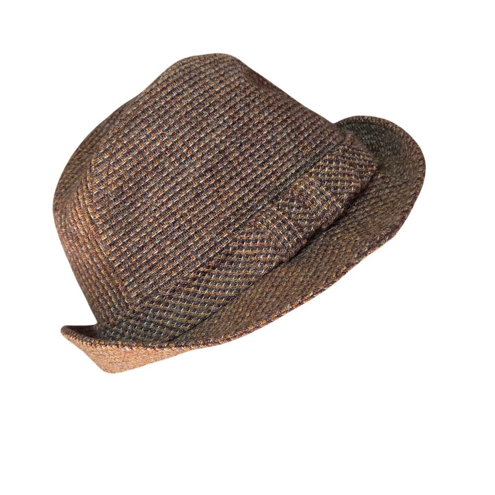 Vintage Totes Brown Fedora Hat Size Large